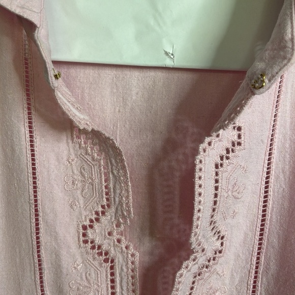 EUC OROTON Tablecloth Lace Top and Short Set in ballet pink shorts size 6 top 8 - Picture 13 of 13